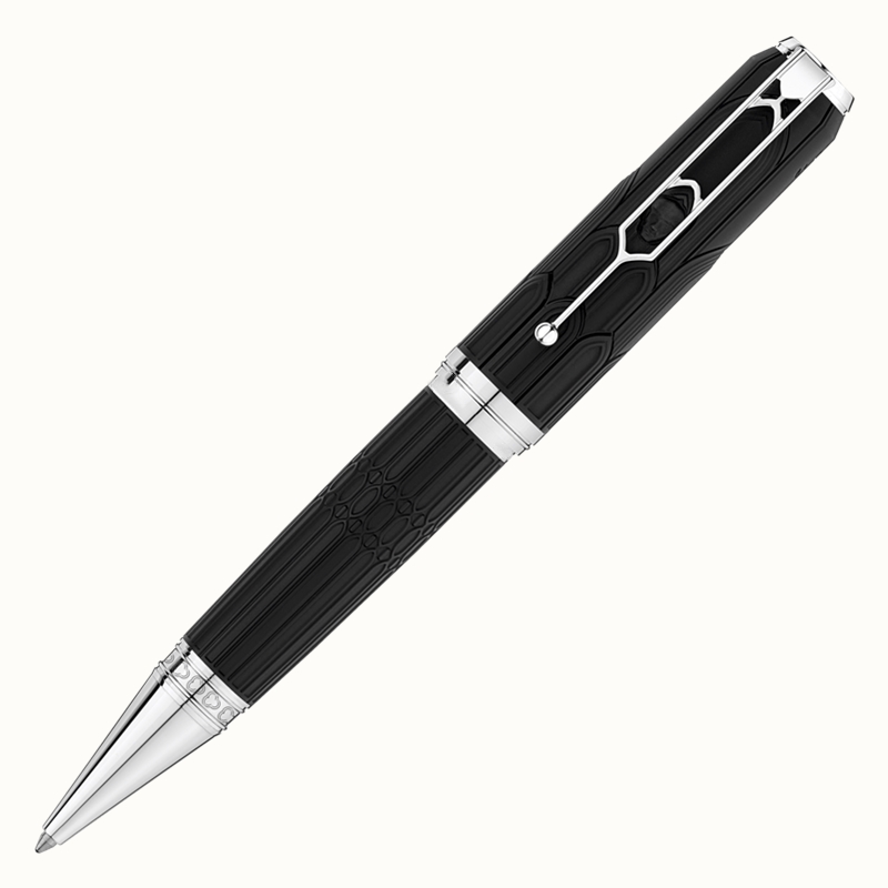 Good quality Victor Hugo Black / Silver Roller Ball Pen / ballpoint pen business Office Stationery write ball pens