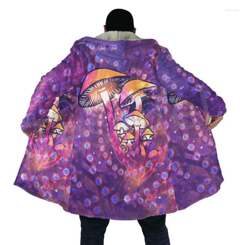 Men' Trench Coats Plants Mushroom Camo Hippie Colorful 3DPrint Men/Women Windbreaker Winter Casual Hood Cloak Fleece Overcoat A4Men' CMen
Men' Trench Coats Plants Mushroom Camo Hippie Colorful 3DPrint Men/Women Windbreaker Winter Casual Hood Cloak Fleece Overcoat A4Men' CMen