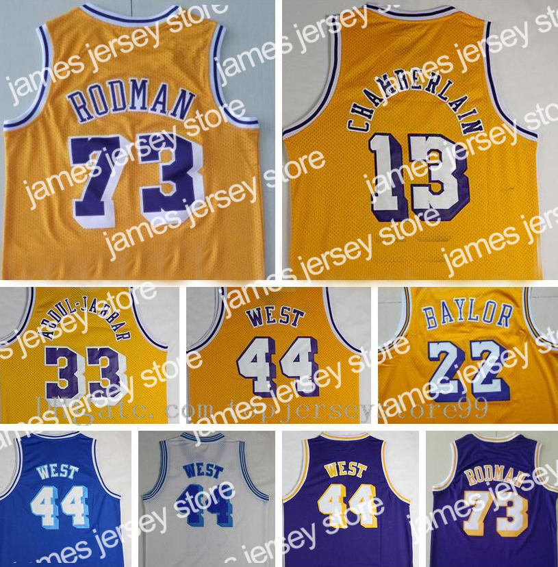 New Men Professional Basketball Dennis Rodman Jersey 73 Wihamberlain 13 Jelt Crry West 44 Kareem Abdul Jabbar 33 Elgin Baylor 22 Purple Yellow, 13 purple
New Men Professional Basketball Dennis Rodman Jersey 73 Wihamberlain 13 Jelt Crry West 44 Kareem Abdul Jabbar 33 Elgin Baylor 22 Purple Yellow, 13 purple