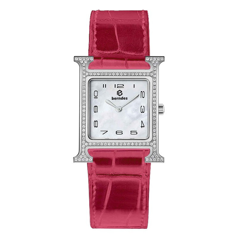 Women's fashion diamond watch Top Designer stainless steel sapphire mirror pearl shell surface waterproof watches