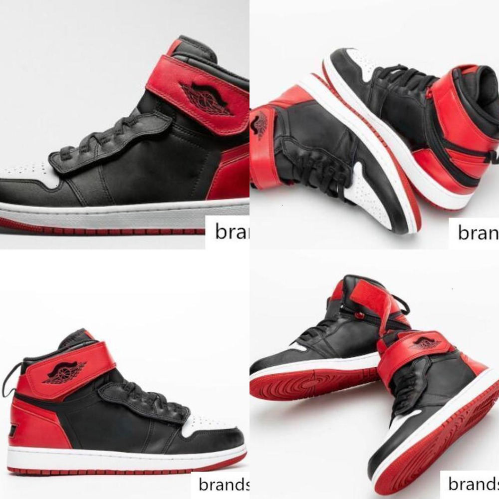 1 Flyease Mens Basketball Shoes Gym Red White Black Men Sports 1s Sneakers