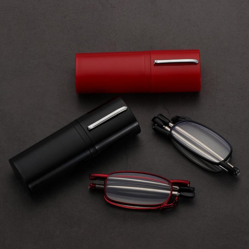 Sunglasses Fashion Mini Design Reading Glasses Men Women Folding Small Frame Black Metal With Tube Case PortableSunglasses
Sunglasses Fashion Mini Design Reading Glasses Men Women Folding Small Frame Black Metal With Tube Case PortableSunglasses