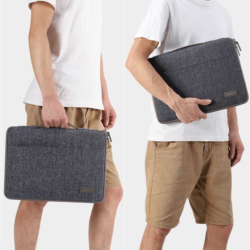 DOMISO Water resistant Laptop Sleeve With Handle For 10" 11" 13" 14 15 17 Inch Bag Notebook Computer bag 220629