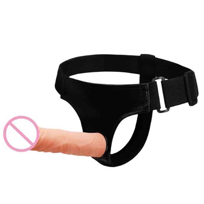 Massageurs ←lectriques Toys Sexy Super Soft India 9618678282 Big Cock r←aliste ←norme Dildo en silicone liquide pour femmes STRAPE HALLOW SUR LE