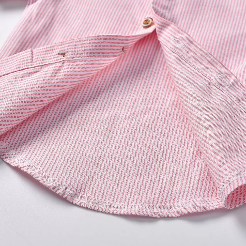 Boys performance sets children Bows tie stripe lapel short sleeve shirt suspender shorts 2pcs summer kids casual outfits