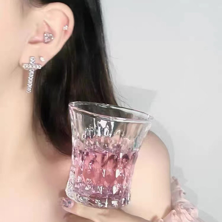 Sterg Sier Heart Earrings for Women - 2024 Fashion Jewelry Gift