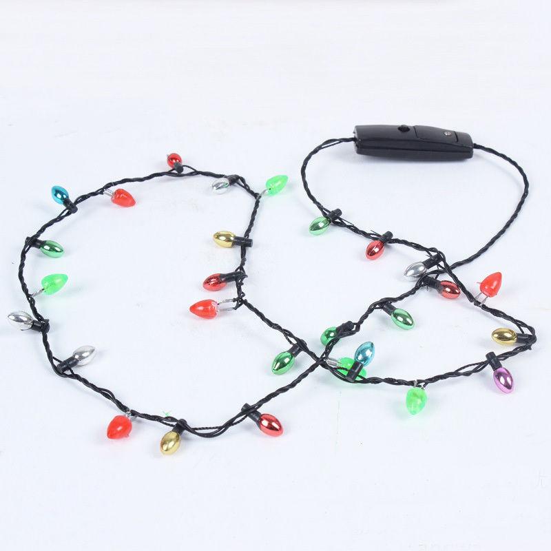 Chains Pcs Mini Flashing Light-up Blinking Christmas Lights Costume Necklace 8 LED Bulbs HSJ88Chains
Chains Pcs Mini Flashing Light-up Blinking Christmas Lights Costume Necklace 8 LED Bulbs HSJ88Chains