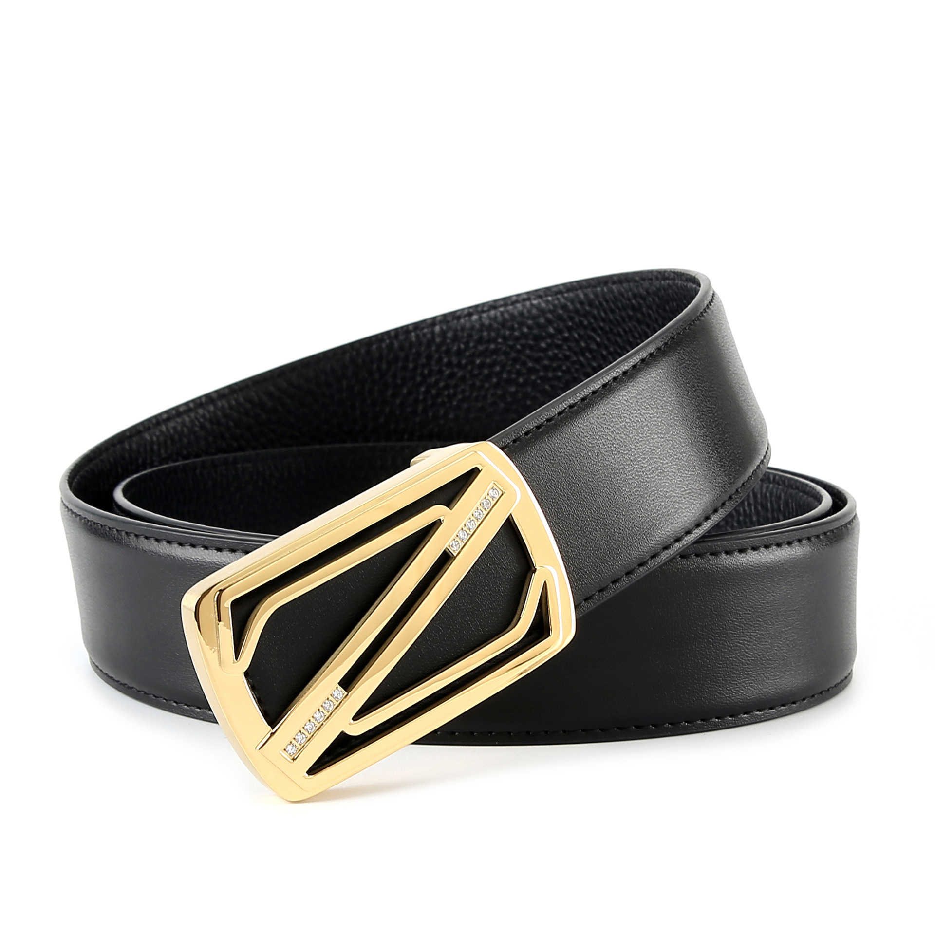 Classic luxury high quality belts 3.8cm wide stainless steel diamond inlaid men's wedding waistband leisure leather smooth buckle belt trouser 3.8 perforated, Black
Classic luxury high quality belts 3.8cm wide stainless steel diamond inlaid men's wedding waistband leisure leather smooth buckle belt trouser 3.8 perforated, Black