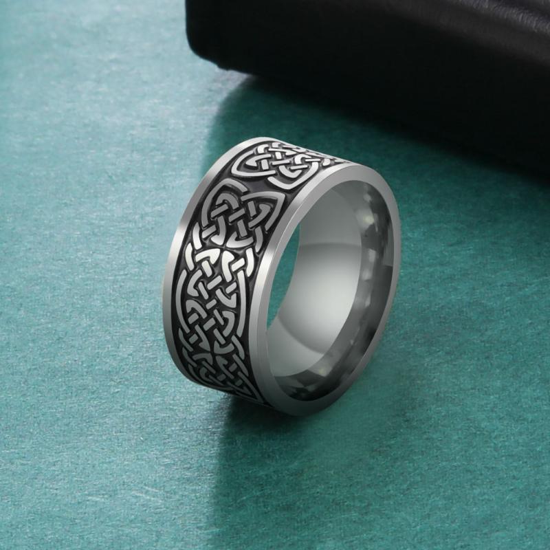 Cluster Rings My Shape Nordic Viking Celtics Knot For Men Women Gold Black Color Stainless Steel Ring Vintage Male Jewelry Bague FemmeCluste
Cluster Rings My Shape Nordic Viking Celtics Knot For Men Women Gold Black Color Stainless Steel Ring Vintage Male Jewelry Bague FemmeCluste
