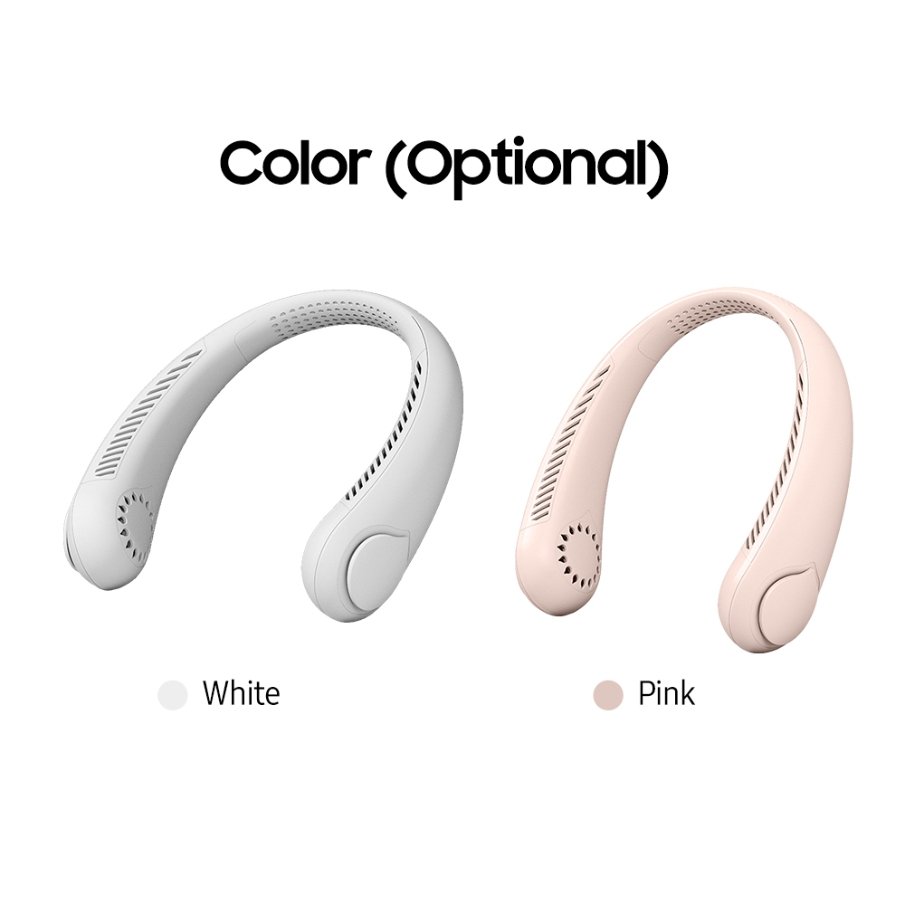 Hanging Neck Fan Neckband Lazy Neck Hands Cooling Bladeless USB Mini Fans Sport 3 Speed 360 Degree Rotating2539800