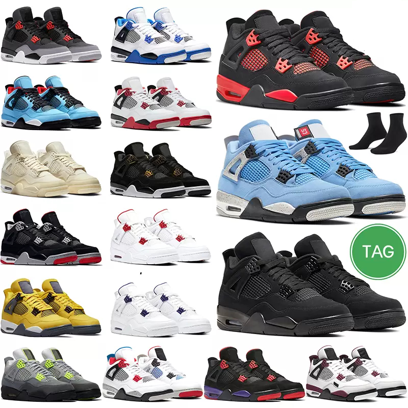 Size 50 49 48 Mens Basketball Shoes Jumpman 4 4s Fire Red Thunder University Blue Lightning Black Cat Oreo Womens Outdoor Designer Sports Sneakers Trainers 36-50, 24
Size 50 49 48 Mens Basketball Shoes Jumpman 4 4s Fire Red Thunder University Blue Lightning Black Cat Oreo Womens Outdoor Designer Sports Sneakers Trainers 36-50, 24