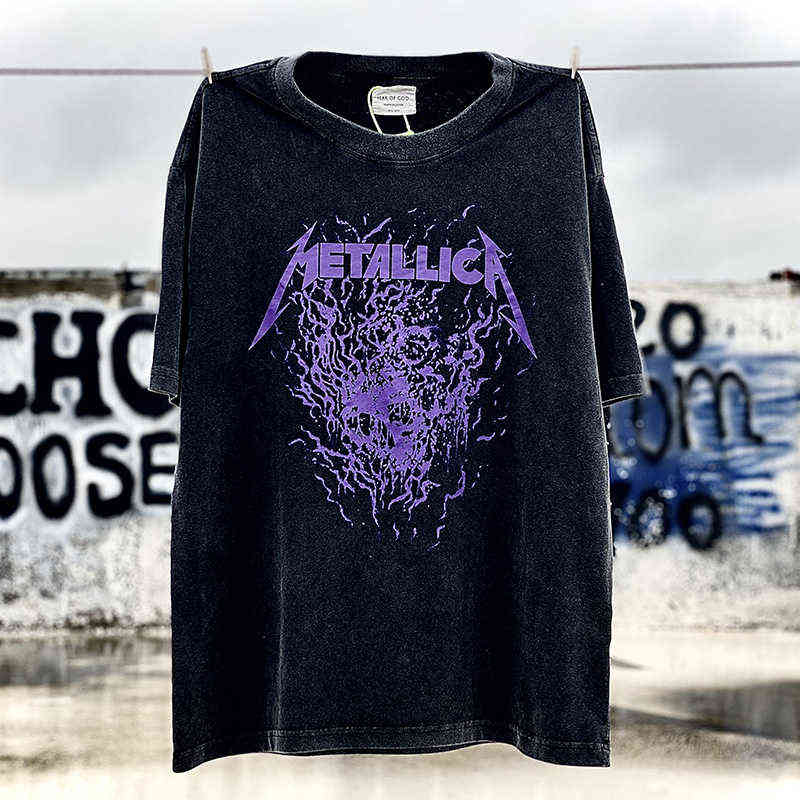 Metallca Washed Vintage Short-sleeves Metalica t Shirt Men Women Shirts -shirts Retro Heavy Metal Rock Band -shirt Unisex Ees Man Woman, Black
Metallca Washed Vintage Short-sleeves Metalica t Shirt Men Women Shirts -shirts Retro Heavy Metal Rock Band -shirt Unisex Ees Man Woman, Black