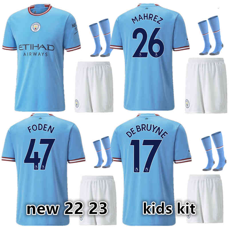 New 2023 soccer jersey Manchesteres City Kids Kit Haaland Foden Mahrez Grealish De Bruyne football jerseys, 2223 kids kit
New 2023 soccer jersey Manchesteres City Kids Kit Haaland Foden Mahrez Grealish De Bruyne football jerseys, 2223 kids kit