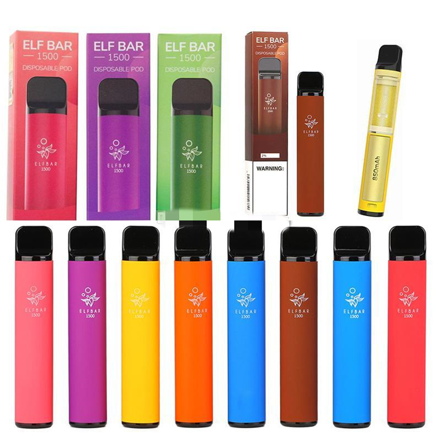 Elf Bar 1500 Puffs E Cigarette Disposable Vape Pod Device 850mAh Battey 4.8ml Pods vaporizer
Elf Bar 1500 Puffs E Cigarette Disposable Vape Pod Device 850mAh Battey 4.8ml Pods vaporizer