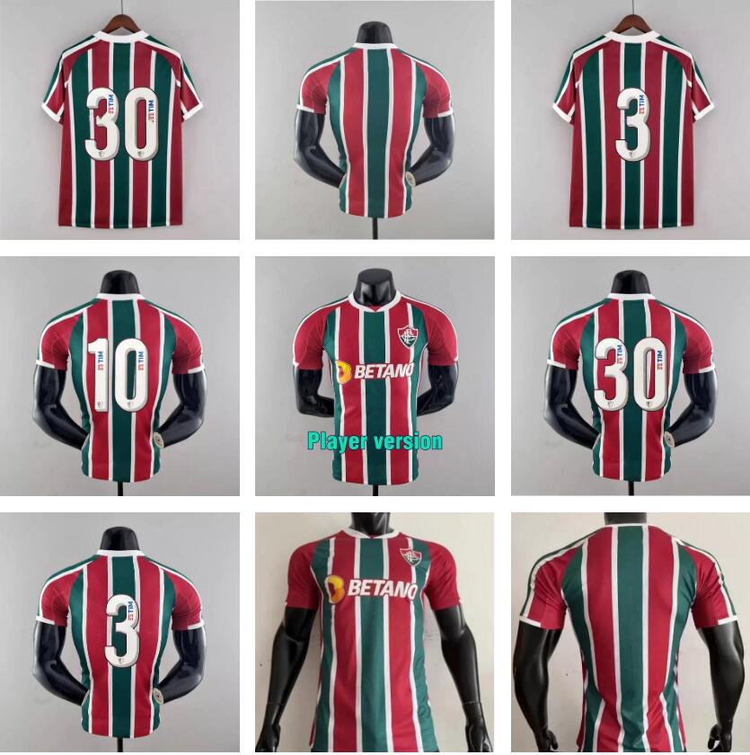 Player version 22 23 Fluminense Mens Soccer Jerseys 2022 2023 Special Edition Pink MIGUEL PH GANSO Home Green Red 3rd NINO EGIDIO LUCCA FRED Football Shirt
Player version 22 23 Fluminense Mens Soccer Jerseys 2022 2023 Special Edition Pink MIGUEL PH GANSO Home Green Red 3rd NINO EGIDIO LUCCA FRED Football Shirt