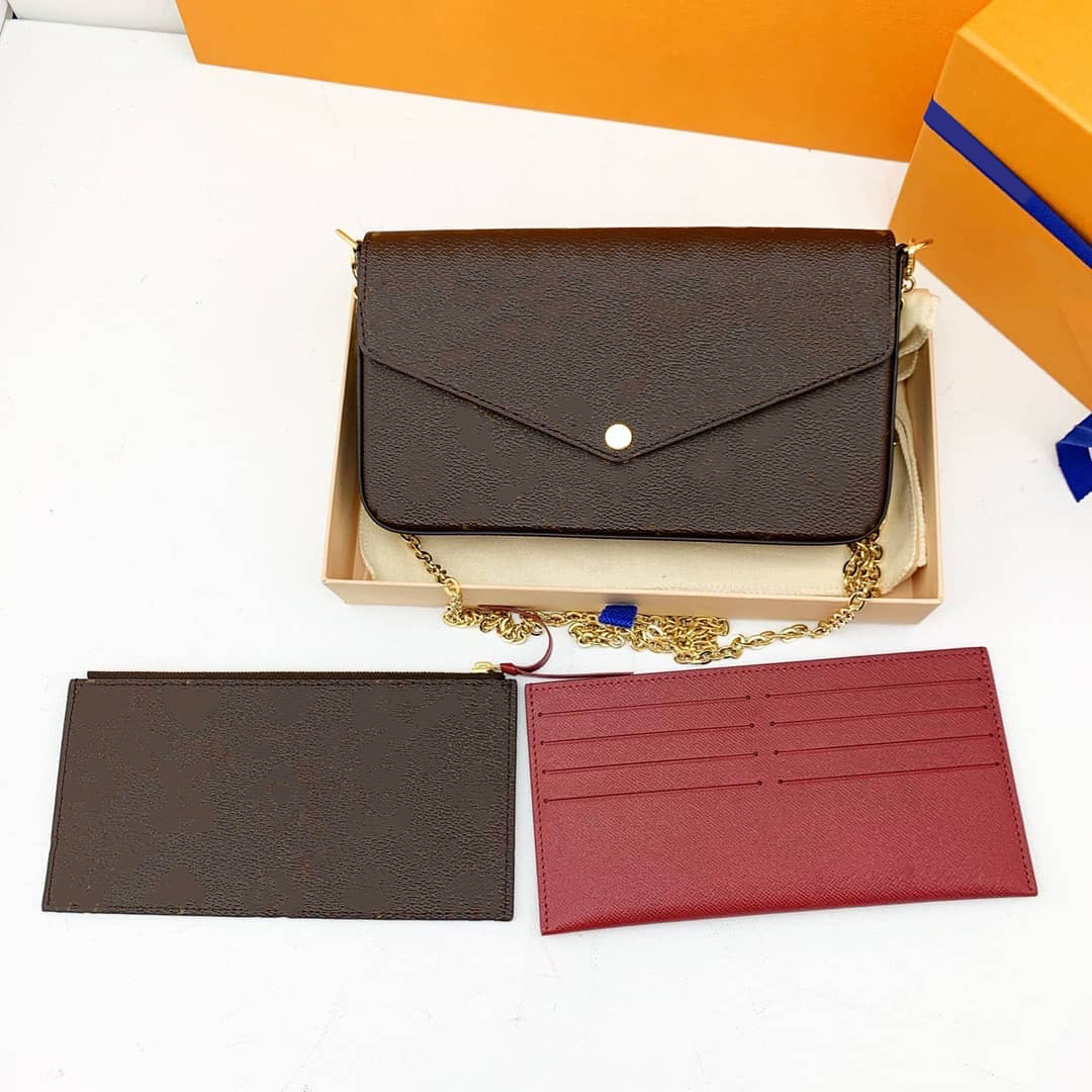 luxurys Designer classic bag with box favorite 3 pcs set women Wallet Holders multi accessories Crossbody Purse bags handbags Flowers shoulder M61276 lady Leather, Embossing pink
luxurys Designer classic bag with box favorite 3 pcs set women Wallet Holders multi accessories Crossbody Purse bags handbags Flowers shoulder M61276 lady Leather, Embossing pink