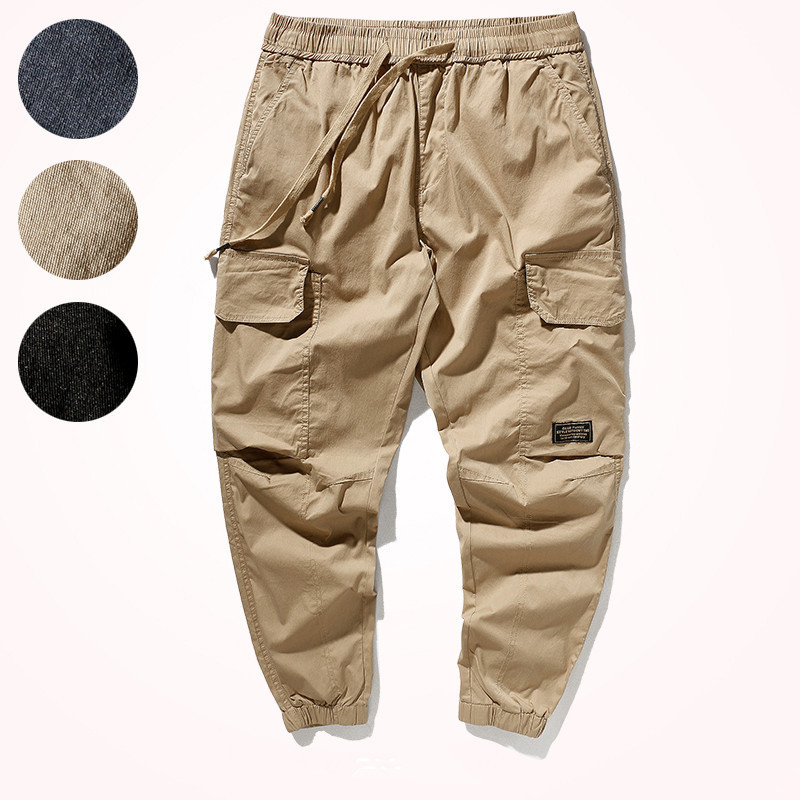Summer Lightweight Sports Casual Pants Men's Fashion Thin Loose Elastic Waist Quick Drying Multi Pocket Cargo Pants, Khaki
Summer Lightweight Sports Casual Pants Men's Fashion Thin Loose Elastic Waist Quick Drying Multi Pocket Cargo Pants, Khaki