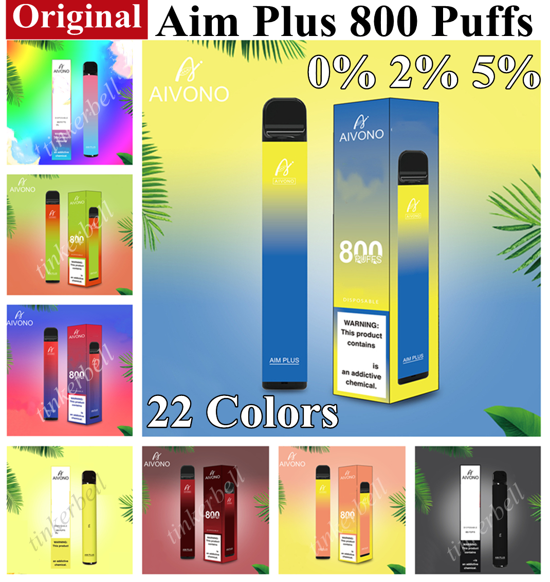 Original Aim Plus 800 Puffs Cigarette 0% 2% 5% Disposable Vape Pen Puff Vapes Bars 22Colors ecigs 550mah Battery 3.2ml Vapors cigar OEM vs bar XXL ELF elux max mini
Original Aim Plus 800 Puffs Cigarette 0% 2% 5% Disposable Vape Pen Puff Vapes Bars 22Colors ecigs 550mah Battery 3.2ml Vapors cigar OEM vs bar XXL ELF elux max mini