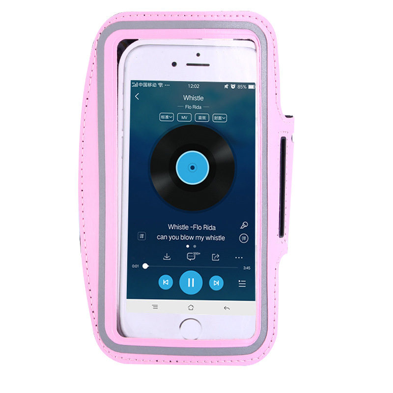 For 4.7 to 6.7 Inch Universal Smart Phone Waterproof Sports Running Armband Cases Workout Holder Pouch Cellphone Arm Bag with OPP Bag