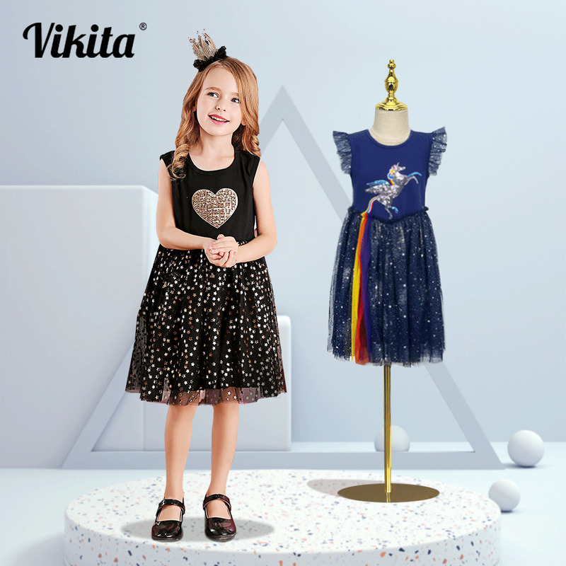 VIKITA Party Dresses for Girls Children Stars Sequins Shiny Vestidos Girl Elegant Prom Evening Princess Summer Ball Gowns 220614, Sh4100
VIKITA Party Dresses for Girls Children Stars Sequins Shiny Vestidos Girl Elegant Prom Evening Princess Summer Ball Gowns 220614, Sh4100
