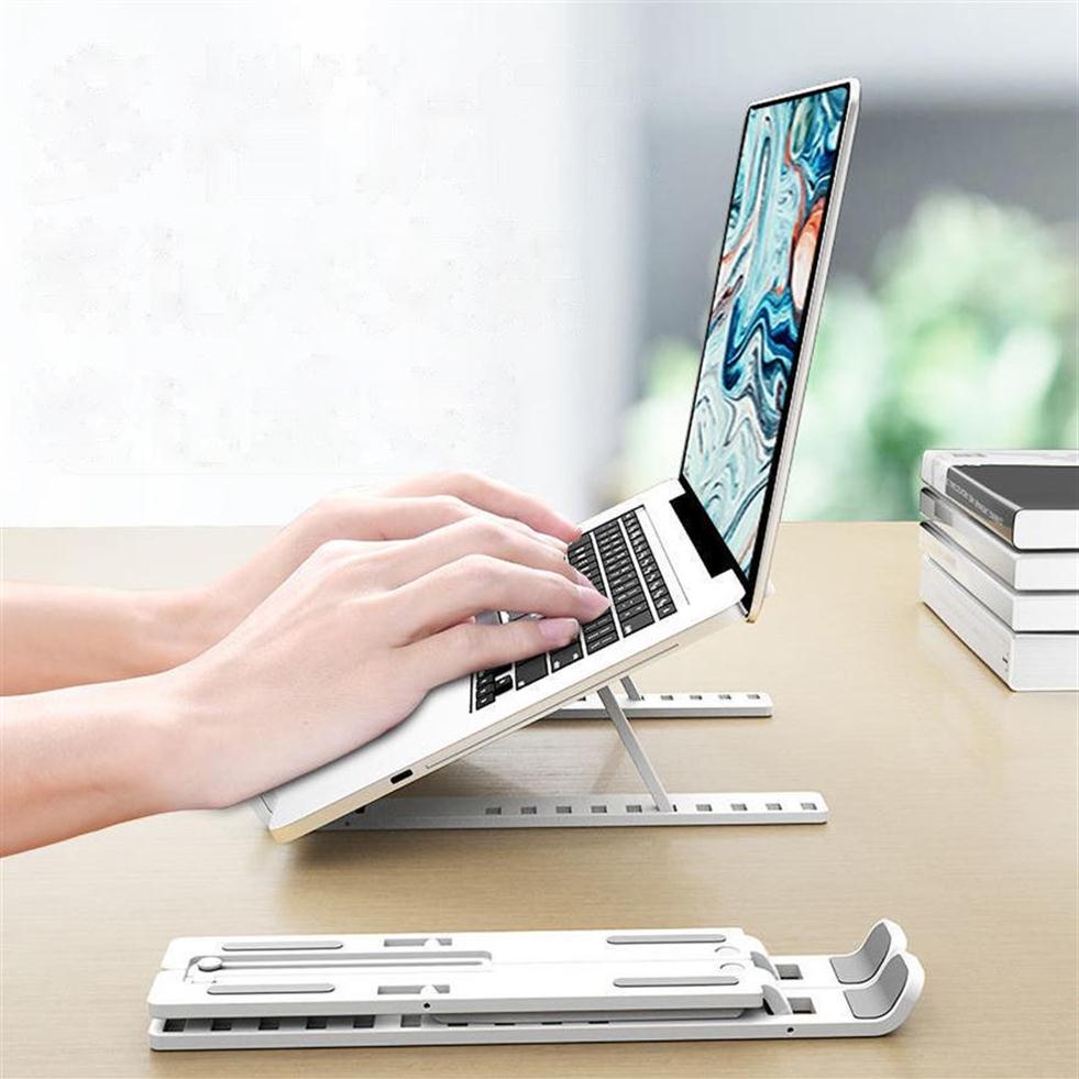 

Epacket Creative Portable Laptop Stand Foldable Support Base Notebook Stands for Macbook Pro Lapdesk Computer Holder Cooling Brack2819
