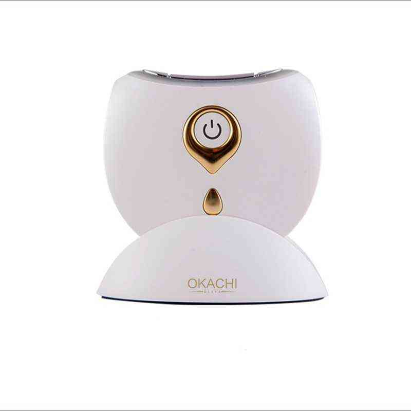 Face Care Devices Neck Massager Okachi Gliya Arrival Facial Massage Skin Firming Wrinkle Removing Vibration Cold Hot Compress Led Ems Therapy 0727