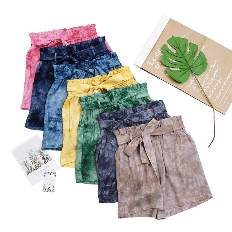 100% cotton comfortable tiedyed high waist shorts lady shorts wide leg girl shorts with belt plus size M30296 Y200403, Color 3
100% cotton comfortable tiedyed high waist shorts lady shorts wide leg girl shorts with belt plus size M30296 Y200403, Color 3
