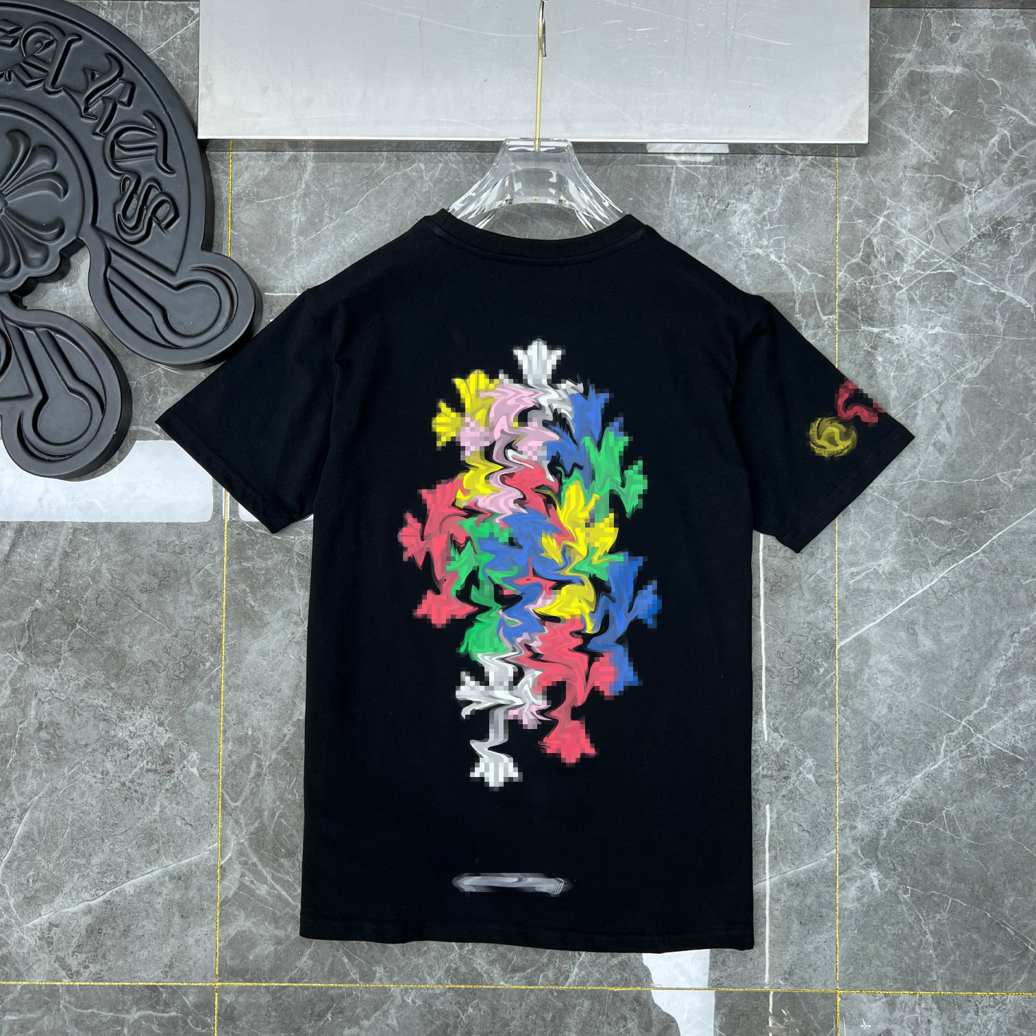 Designer T shirts Summer clothes classic color phantom cross letter flower arm man and women S-XXL Casual 100% Pure Cotton Tops quality size s-xl, Big order please contact
Designer T shirts Summer clothes classic color phantom cross letter flower arm man and women S-XXL Casual 100% Pure Cotton Tops quality size s-xl, Big order please contact
