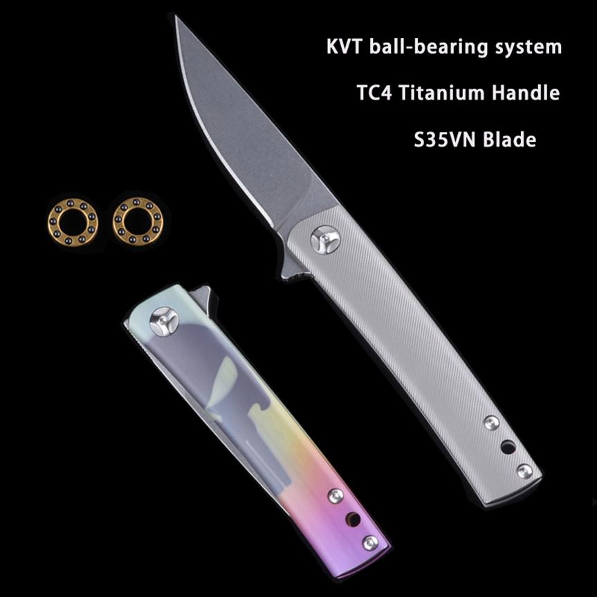 Pocket Knife S35VN Blade Stonewashed finish TC4 Titanium Handle Sand Blasting Tactical Survival Knife Outdoor hunting Tools skulls296E
Pocket Knife S35VN Blade Stonewashed finish TC4 Titanium Handle Sand Blasting Tactical Survival Knife Outdoor hunting Tools skulls296E