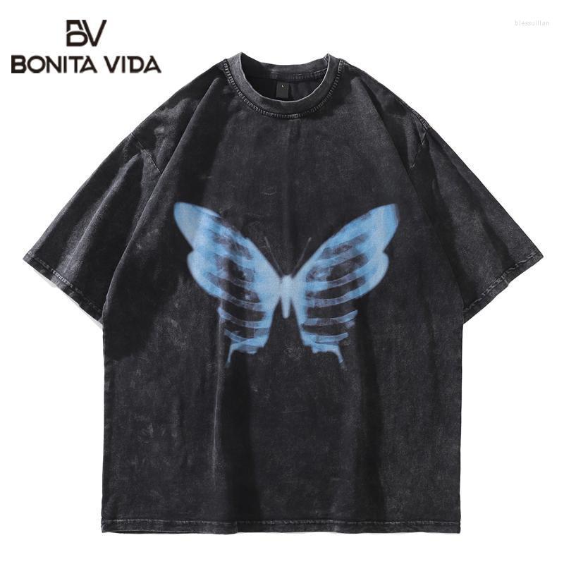 Men's T-Shirts Oversized Washed Distressed Butterfly Print Men Tshirt 2022 Summer High Street Male Streetwear Hip Hop Cotton Tee ShirtMen's, Black
Men's T-Shirts Oversized Washed Distressed Butterfly Print Men Tshirt 2022 Summer High Street Male Streetwear Hip Hop Cotton Tee ShirtMen's, Black