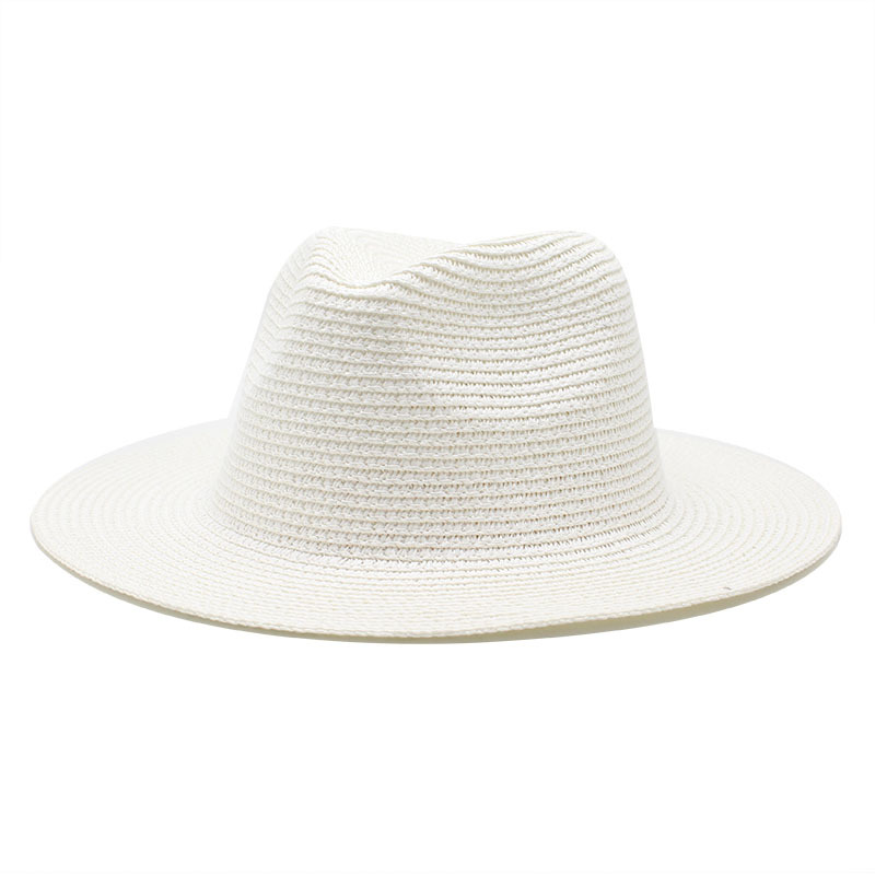 Spring Summer Sunhat Women Men Straw Hat Wide Brim Hats Woman Man Casual Top Hat Female Holiday Beach Caps Male Fashion Outdoor Tr