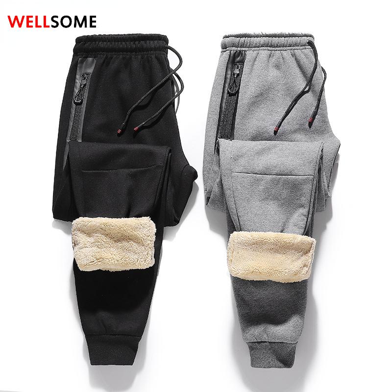 Men's Pants WELLSOME Men Lamb Wool Warm Pant Mens Black Grey Fleece Male High Quality Comfortable Winter Trousers 2022
Men's Pants WELLSOME Men Lamb Wool Warm Pant Mens Black Grey Fleece Male High Quality Comfortable Winter Trousers 2022