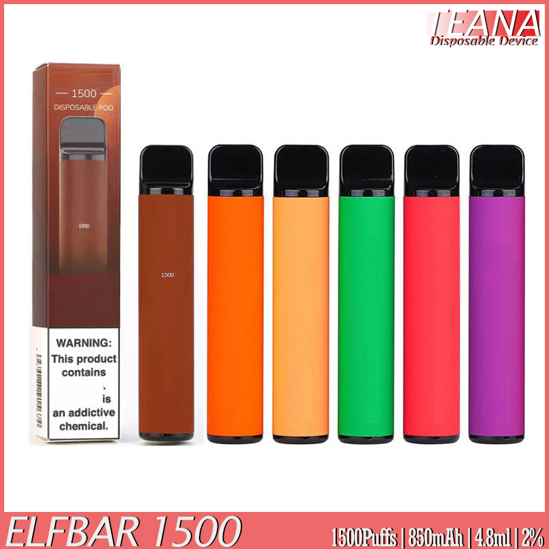 Elfbar Elfs Bar Disposable E Cigarette Starter Kit Strength 2% 1500 Puffs 850mAh Battery Vape Pen Device 4.8ml Pre-filled Pods Cartridges Elfbars Vapors Vapes, Remark colors
Elfbar Elfs Bar Disposable E Cigarette Starter Kit Strength 2% 1500 Puffs 850mAh Battery Vape Pen Device 4.8ml Pre-filled Pods Cartridges Elfbars Vapors Vapes, Remark colors