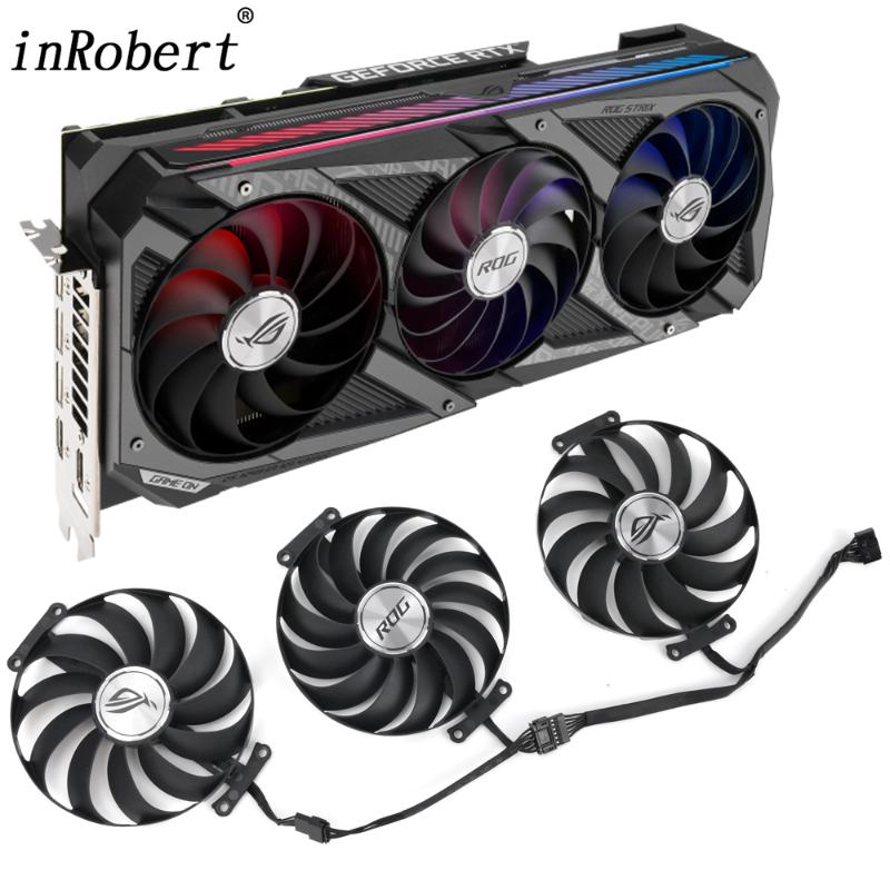 

Fans & Coolings CF1010U12S Cooler Fan Replacement For ASUS ROG Strix GeForce RTX 3060 Ti 3070 3080 3090 3070Ti 3080Ti Graphics Video CardFan