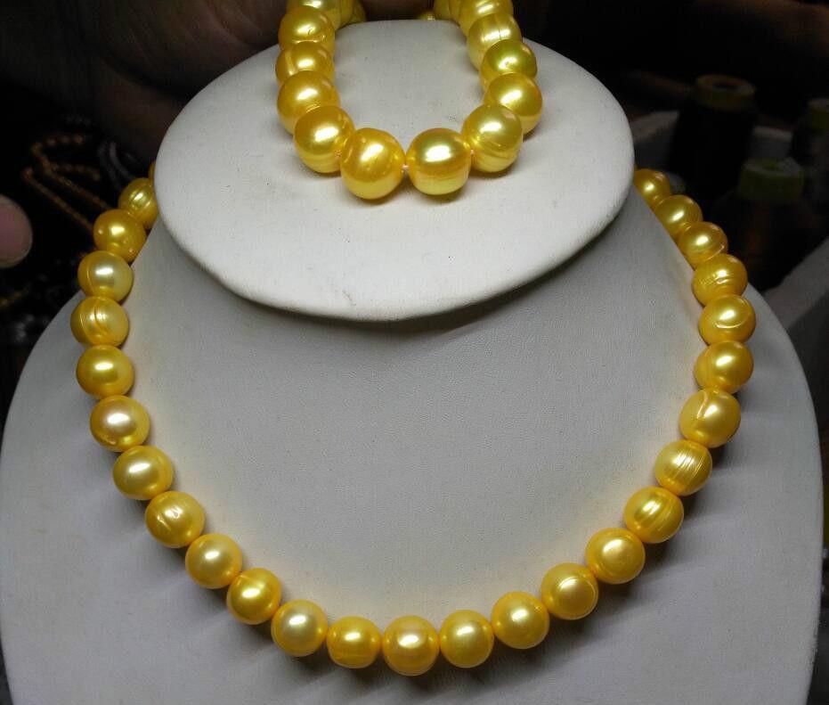 Pendant Necklaces Sell 12-13mm Natural Akoya Yellow Pearl Necklace Bracelet SetPendant PendantPendant
Pendant Necklaces Sell 12-13mm Natural Akoya Yellow Pearl Necklace Bracelet SetPendant PendantPendant