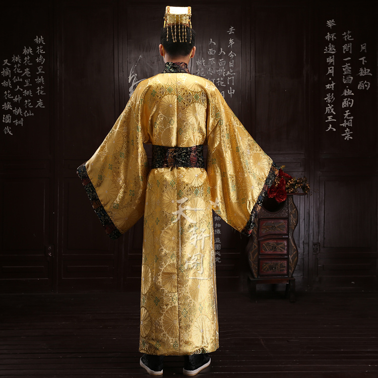 Men Ancient China Ethnic Clothing Han Tang Dynasty Emperor Traditional Robe Tv Movie Performance Clothing Handsome Prince Hanfu Costume