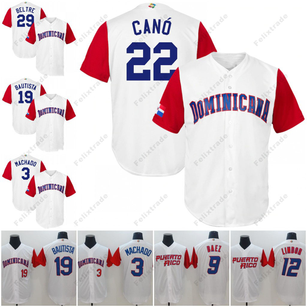 22 Robinson Cano Baseball Classic Jersey Dominican Republic Double Stiched 3 Manny Machado 6 Starling Marte 19 Jose Bautista Team Jerseys Stitched, As picture
22 Robinson Cano Baseball Classic Jersey Dominican Republic Double Stiched 3 Manny Machado 6 Starling Marte 19 Jose Bautista Team Jerseys Stitched, As picture