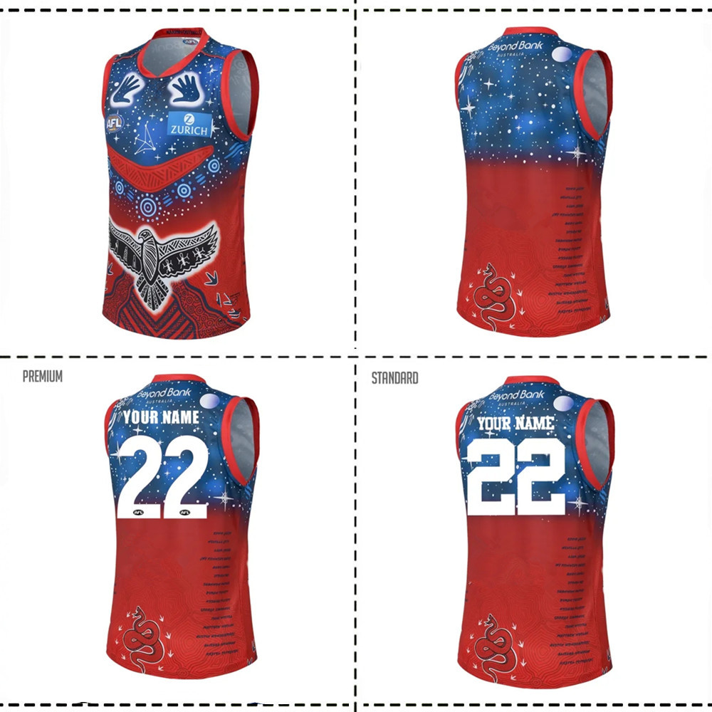 2022 MELBOURNE DEMONS AFL INDIGENOUS DREAMTIME GUERNSEY 2022/2023 Melbourne Demons Guernsey Home/Away Rugby Jersey size S, Guernsey jersey
2022 MELBOURNE DEMONS AFL INDIGENOUS DREAMTIME GUERNSEY 2022/2023 Melbourne Demons Guernsey Home/Away Rugby Jersey size S, Guernsey jersey