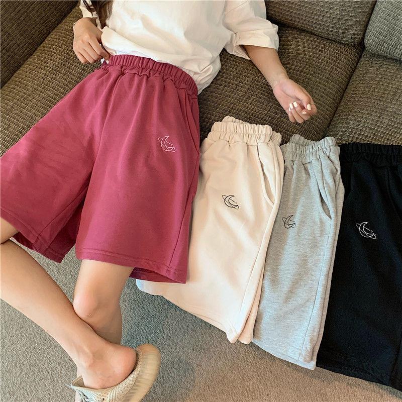 Women's Pants & Capris Summer Womens Solid Color Loose Shorts Above Knee Length Elasticated Waist Short, Bk
Women's Pants & Capris Summer Womens Solid Color Loose Shorts Above Knee Length Elasticated Waist Short, Bk