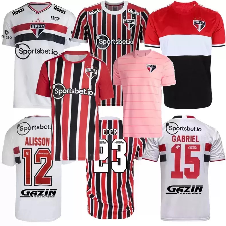 2021 2022 2023 Sao Paulo Soccer Jerseys LUCIANO MIRANDA Rafinha J.Calleri Eder LUCIANO ALISSON NIKÃO GABRIEL G.SARA 21 22 23 football men women kids shirt, Home 22 23+sponsor
2021 2022 2023 Sao Paulo Soccer Jerseys LUCIANO MIRANDA Rafinha J.Calleri Eder LUCIANO ALISSON NIKÃO GABRIEL G.SARA 21 22 23 football men women kids shirt, Home 22 23+sponsor