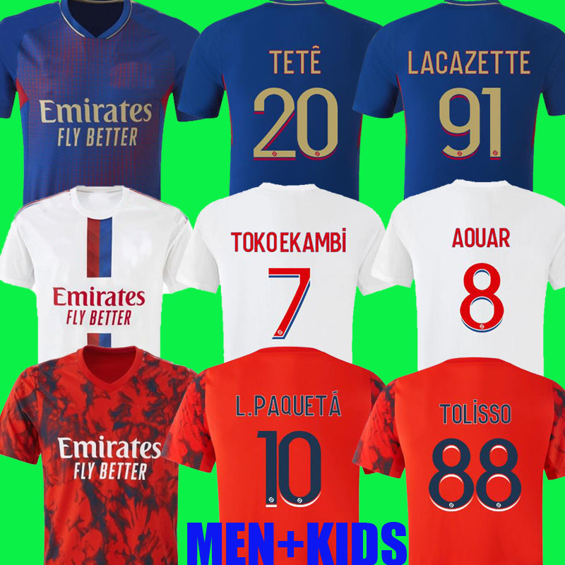 Fans player 22 23 Maillot Lyon Soccer Jersey 2022 2023 TOKO EKAMBI CHERKI AOUAR HOME away L.PAQUETa DEMBELE Tagliafico TOLISSO Kadewere TETE fourth football shirts, Away player
Fans player 22 23 Maillot Lyon Soccer Jersey 2022 2023 TOKO EKAMBI CHERKI AOUAR HOME away L.PAQUETa DEMBELE Tagliafico TOLISSO Kadewere TETE fourth football shirts, Away player