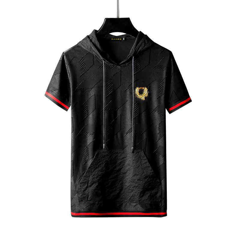 European station hooded short sve t-shirt men's summer fashion brand slim fit and versatile men's youth dark pattern camouflage half sve, D93435 drawing color
European station hooded short sve t-shirt men's summer fashion brand slim fit and versatile men's youth dark pattern camouflage half sve, D93435 drawing color