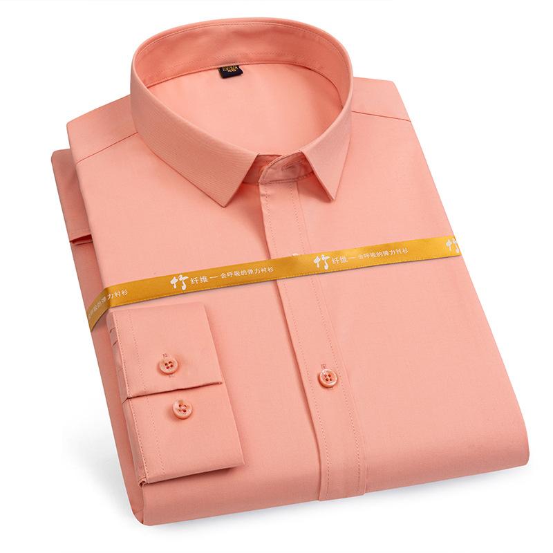 Men's Casual Shirts Bamboo Fiber Men's Long-sleeved Striped Stretch Shirt Male Luxury Business Slim Youth Breathable Undergarments, Blue
Men's Casual Shirts Bamboo Fiber Men's Long-sleeved Striped Stretch Shirt Male Luxury Business Slim Youth Breathable Undergarments, Blue