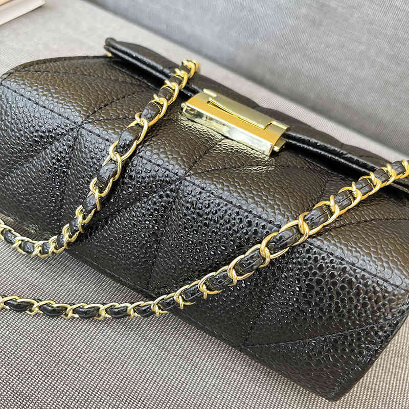 Fashion women's new high-quality versatile bag luxury designer 2022 fashion rhombic lattice chain texture one shoulder diagonal span women, Black
Fashion women's new high-quality versatile bag luxury designer 2022 fashion rhombic lattice chain texture one shoulder diagonal span women, Black