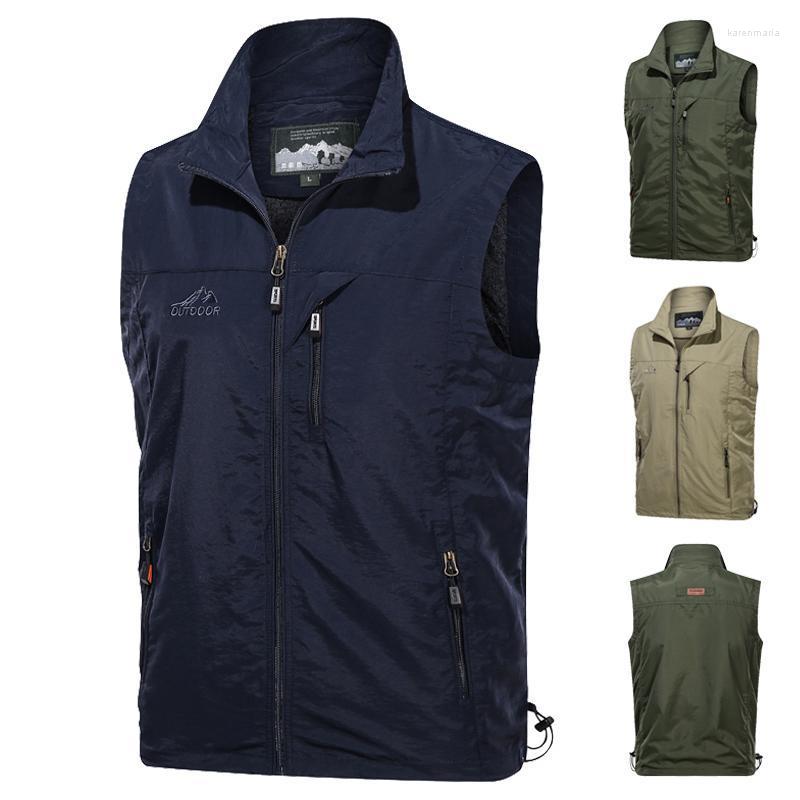 Men's Vests Sleeveless Vest Men Summer Breathable Waistcoat Multipockets Jacket Outdoor Fishing Pography Travel Clothes Kare22, Mg7882 blue
Men's Vests Sleeveless Vest Men Summer Breathable Waistcoat Multipockets Jacket Outdoor Fishing Pography Travel Clothes Kare22, Mg7882 blue