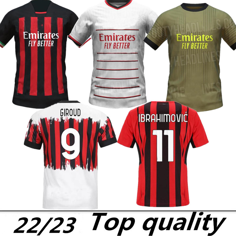 AC 21 22 23 GIROUD soccer jersey champions IBRAHIMOVIC KESSIE football shirt 2023 2022 TONALI REBIC Camiseta de futbol THEO BRAHIM R.LEAO LAZETIC Fourth 4th Ac Milans
AC 21 22 23 GIROUD soccer jersey champions IBRAHIMOVIC KESSIE football shirt 2023 2022 TONALI REBIC Camiseta de futbol THEO BRAHIM R.LEAO LAZETIC Fourth 4th Ac Milans