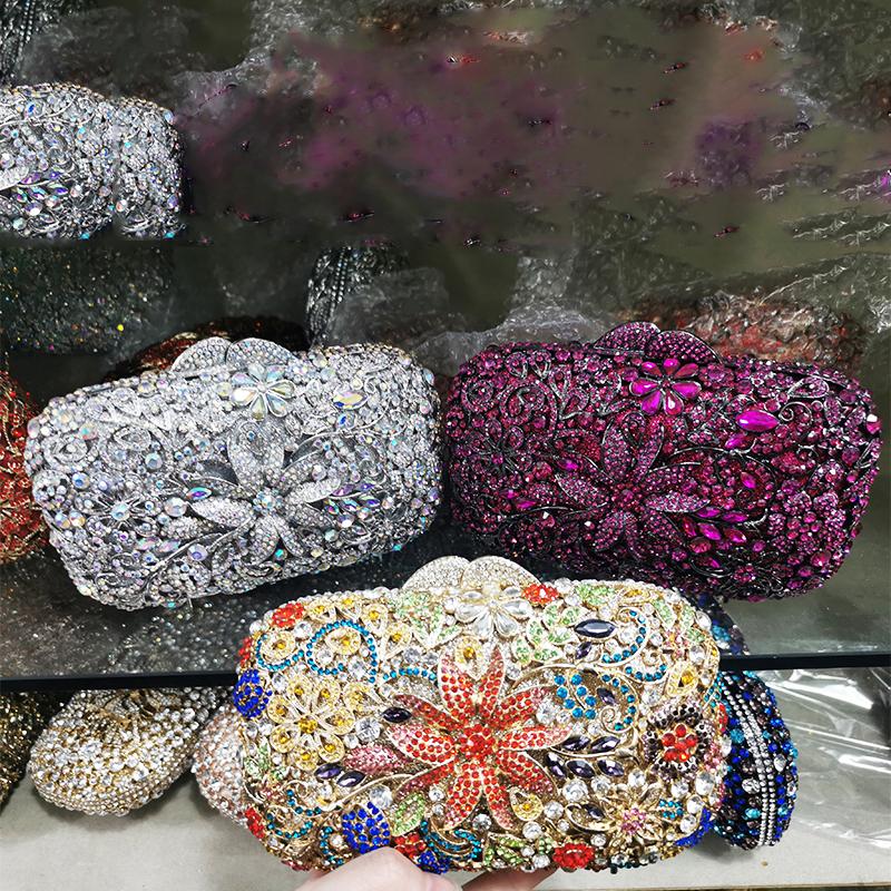 Evening Bags Fashion Flower Rhinestone Diamond Bag Clutch Quality Women's Wedding Bridal Clutches Handbags Mini BagsEvening, Gold
Evening Bags Fashion Flower Rhinestone Diamond Bag Clutch Quality Women's Wedding Bridal Clutches Handbags Mini BagsEvening, Gold