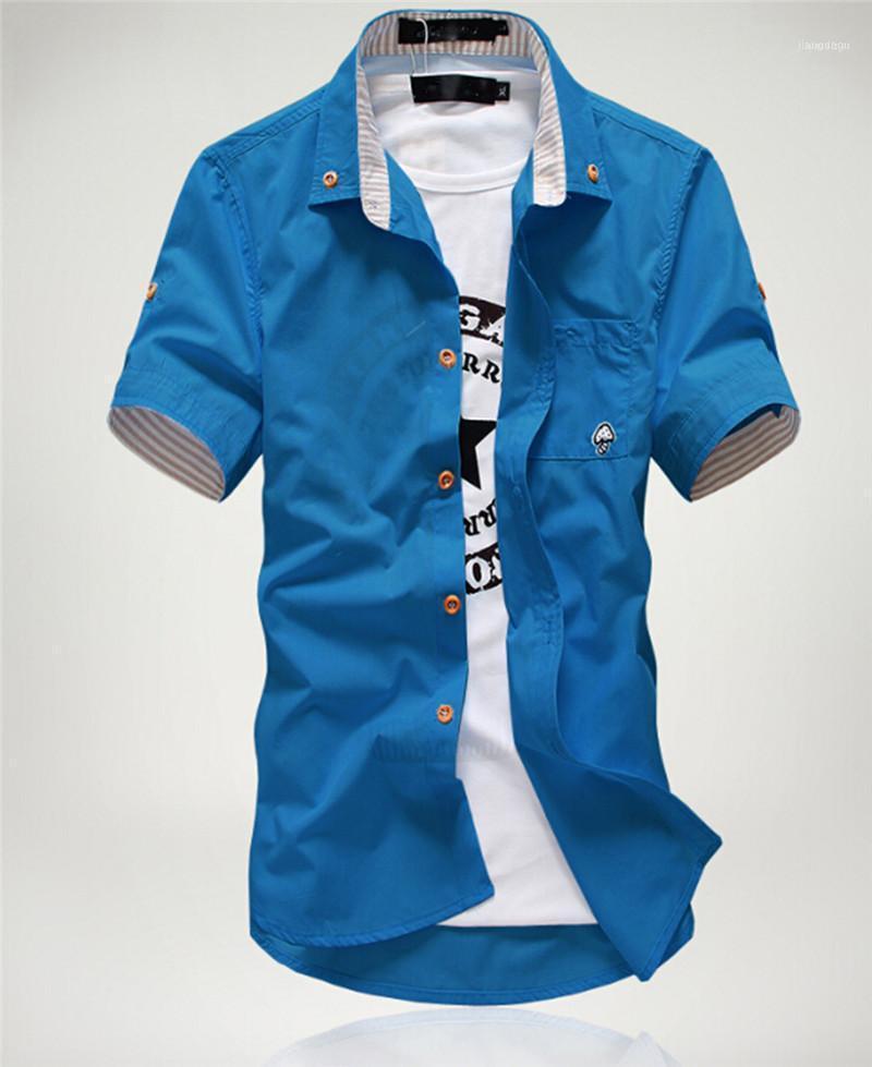 Men's Casual Shirts Wholesale- 2022 Mens Slim Fit Short Sleeve Shirt Solid Top Designed Tops Dress 10 Colors 2961, Sky blue
Men's Casual Shirts Wholesale- 2022 Mens Slim Fit Short Sleeve Shirt Solid Top Designed Tops Dress 10 Colors 2961, Sky blue