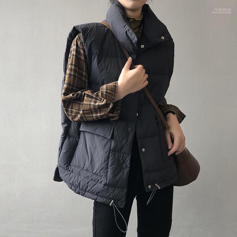 Women's Vests Alien Kitty 2022 Winter Women Cotton Padded Vest Jacket Solid Sleeveless Warm Loose Casual Waistcoat Female Outerwear Tops Luc, Dark grey
Women's Vests Alien Kitty 2022 Winter Women Cotton Padded Vest Jacket Solid Sleeveless Warm Loose Casual Waistcoat Female Outerwear Tops Luc, Dark grey