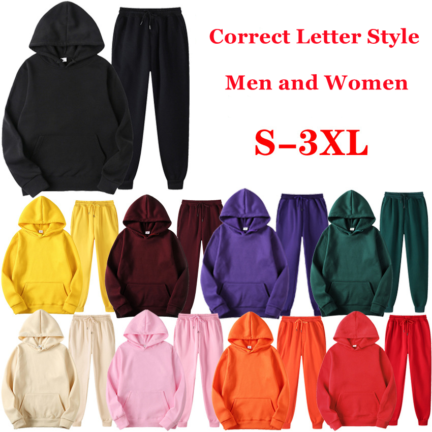 Correct Style Men's Women's Tracksuits Sweater Pants Set essentials Hooded Hoodies Unisex Couple Fashion Streetwear Pullover Loose Hoodies Lovers Tops Clothing, Fast delivery
Correct Style Men's Women's Tracksuits Sweater Pants Set essentials Hooded Hoodies Unisex Couple Fashion Streetwear Pullover Loose Hoodies Lovers Tops Clothing, Fast delivery